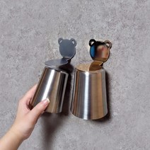 양치컵 스텐 물때 방지 국내산 거꾸로 딱컵 작은컵 스몰세트, 1개 스몰 실버세트