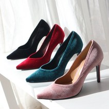 성수동 수제화 벨벳 스틸레토힐 (5cm 9cm)