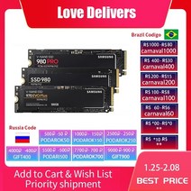 ssd m.2 samsung m2 1tb 500g 250g hd nvme 980 pro 하드 드라이브 hdd 하드 디스크 1 tb 970 evo plus 솔리드 스테이트 pcie, 협력사, 980 250GB