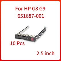 651687-001 HP DL380 DL360 DL160 DL385 G8 Gen8 Gen9 G9 용 2.5 인치 SATA HDD 캐디 브래킷 나사가있는 2., 02 100 PCS