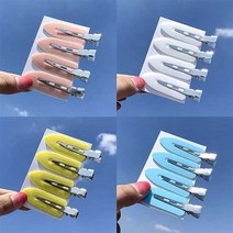 서핑보드 헤어핀 1세트 4P 프렌치 헤어 악세사리 명품 머리 핀 예쁜 앞 잔 옆 집게 삔