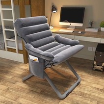 1인용 리클라이너 소파 쇼파 수유 좌식 암체어 등받이, 강철제발, 고정손잡이, 그레이