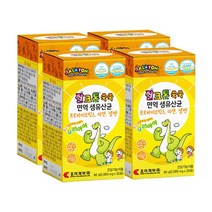 조아제약 잘크톤 쑥쑥 어린이 면역 생유산균 키즈 프로바이오틱스 [유통가한 06월까지], 4개, 60g