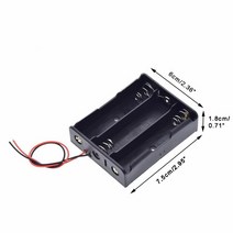 파워뱅크 자작배터리 캠핑용배터리 18650 배터리 보관함 1 2 3 4 슬롯 보조베터리 케이스 DIY 컨테이너 와, 01 3 Slot