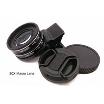 카메라렌즈 캐논 호환 렌즈 시그마 전문 사진 카메라 렌즈 37MM 30X 매크로 4K HD 아이폰 샤오미 화웨, 02 30X Macro Lens