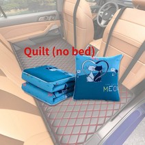 에어매트 차량용 휴대용 SUV 캠핑 매트리스 편안한 뒷좌석 자동차 여행 침대 수면용, [03] only Quilt (no bed)