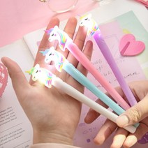 랜덤색상 라이트 디자인 펜시 젤 볼펜, 단품, 단품