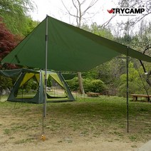 트라이캠프 렉타 라이트 타프 300X300 미니타프 경량타프 실타프, 라이트타프 1셋(사이드폴대 4줄추가)