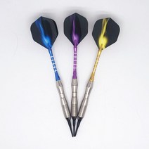 다트 룰렛판 기계 전자 3개/대 전문 다트 18g 그린 소프트 팁 알루미늄 합금 던지기 게임, 08 08
