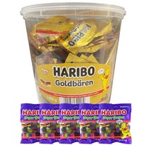 하리보 젤리 골드베렌 980g + 해피그레이프 25g 5p, 1세트