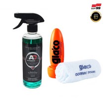 소프트99 글라코 G-4X 플러스 유리 발수코팅 45km 75ml+AD 오토브라이트 다이렉트 크리스탈 500ml
