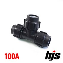 HJS PE 티 100A (정티 100mm T 나사조임식 이음관), 1개