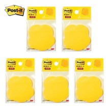 3M 포스트잇 노트 모양 포스트잇 SSN D/C 강한점착용 (고양이 윙크하트 오리 말풍선 꽃 하트 사과 나비 별) 5개입, 말풍선 X 5개