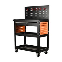 철제 이동식 공구함 툴 캐비닛 서랍형 카트 작업대 3단, 서랍형 3단 이동식 공구함