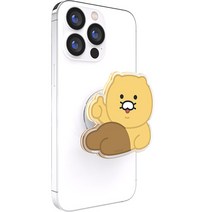 카카오프렌즈 춘식이 스탠다드 캐릭터 에폭시 그립 톡 스마트톡 핸드폰 거치대, 따봉
