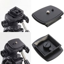 삼각대 플레이트 퀵릴리즈 퀵슈 소니 D680 Velbon CX-444 CX-888 카메라 삼각대 용 Dslr 퀵 릴리스 플레이, 한개옵션0