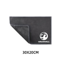 오펠 아스트라 휘장 주니어 자동차 스타일링을위한 Vauxhall Cruiser Prado 용 세차 타월 스웨이드 마이크로 화이버 클리닝 걸레 천 1 개, 01 30X20 gray