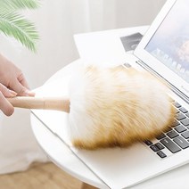 거실먼지털이 먼지떨이개 자동차 차량용 거실 에어컨 송풍구 노트북 창문 솔 제거 정전기, 중형(55cm)