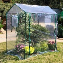 미니 비닐하우스 조립식 텃밭 정원 소형 온실 창고 농막 다육이 자재, 미니비닐하우스(130X90X150cm)
