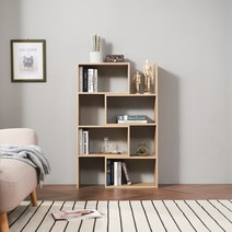 퍼니아트 와이드블럭 DIY 책장, 오크