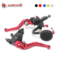 바이크 오토바이 브레이크 범용 CNC 클러치 레버 마스터 실린더 리저버 세트 혼다 스즈키, [10]