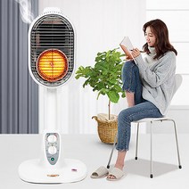 국내생산 2023년형 NEW 나산 PTC 가습 온풍기 직화열히터 NS-6600 약10평, 화이트계열