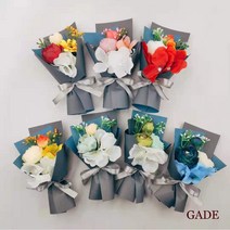 가더GADE 납골당조화 미니꽃다발 봉안당꾸미기 장식 리스 부착식 부착형, 1S Ver.2) SF