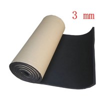 자동차 방음 스펀지 방진패드 car sound insulation pad 50x100cm 3mm rubber proofing foam mat noise deadener car, 없음
