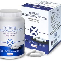 DCA 디클로로 아세트산 나트륨 - SODIUM DICHLOROACETATE (DCA) CAPSULES 333MG, 1팩, 180정