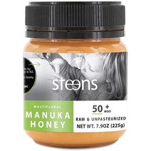 스틴스 뉴질랜드 마누카 꿀 MGO 50+ 224g, 7.90 Ounce (Pack of 1)