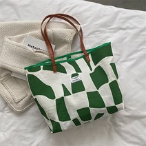 여성 가방 대용량 캔버스 얼룩무늬 숄더백 쇼퍼백 에코백 여성 가방(3컬러)