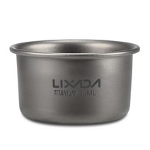 Lixada-야외 티타늄 티 컵 1/2/3 개 미니 초경량 식기 홈 오피스 캠핑 피크닉 커피 차 우유 머그잔 조리기구, 01 1PCS