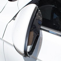 사이드미러빗물커버 빗물받이 백미러 사고방지 간편, 상품선택, 2백미러커버-투명