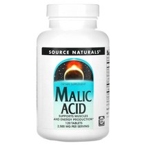 소스 내추럴스 Source Naturals 말산 2 500mg 120정, 5개