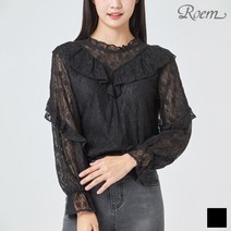 로엠 변형 레이스 블라우스_RMBL949R31