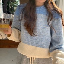 그라데이션 파스텔 니트 3컬러