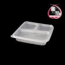반찬용기 TF-SQ3C 내열용기 투명 200개