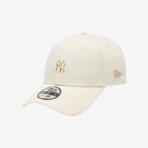 [AK PLAZA] [뉴에라][공용]MLB 골드 미니 메탈 뉴욕 양키스 볼캡 아이보리 (12836259)