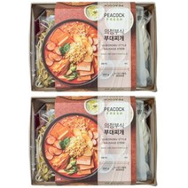 peacock 의정부식 부대찌개 680g x 2개 밀키트 냉장