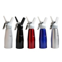스테인레스 생크림 휘핑기 질소 크림건 제빵 베이커리, 화이트 250ML
