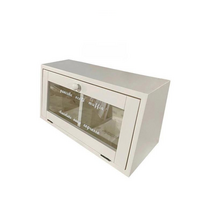 감성적인 우드쇼케이스 원목 수납장 베이커리 다용도 카페 미니, 가로 50 화이트