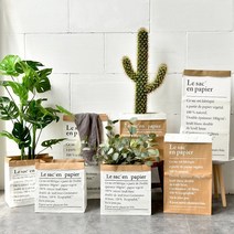 페이퍼백 모음 화분커버 메르시페이퍼백 종이화분, D6메르시페이퍼백(화이트)미니