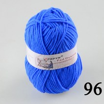 자이언트얀 망고실 TPRPYN 1Pc 50g 90M 우유 코 튼 원사 아기 양모 뜨개질 손 니트 담요 크로 셰 스레드, 76 96 qian bao lan