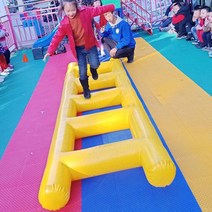 수박바이킹 공기 충진 해적선 시소 수박 스윙 체어 에어, 4인 사다리
