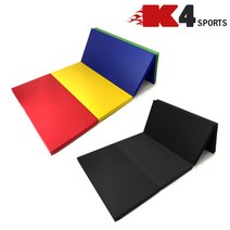 K4스포츠아몸디 KM-08 체4단매트체조매트 체육대회매트 운동회 다용도접이식 헬스운동매트, 믹스, 1개