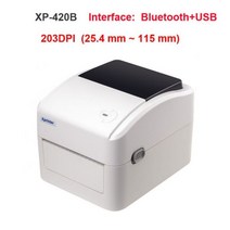 레이저각인기 레이저마킹기 152mm/열 라벨 프린터 열 바코드 지원 QR 코드, 블루투스 및 USB, CN, 미국 플러그