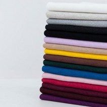 퀼트가게1/2마 얇은 두께감의 골지 시보리 엘리사 15color 원단, 15 블랙