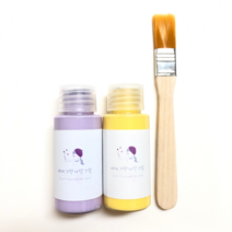 페인트 소량 환경친화 벽지 셀프 인테리어 아이방꾸미기 가구 소품 리폼 소분 30ml, 노랑