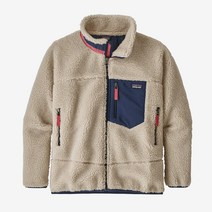 파타고니아키즈 레트로X 후리스 양털 재킷 뉴트럴 뽀글이 플리스 파일 아동용 보온 K Retro-X Jacket