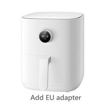 에어프라이어 Xiaomi 스마트 에어 프라이어 35L 오일 가정용 다기능 자동 감자 기계 앱 제어, 옵션03 Add EU Adapter
